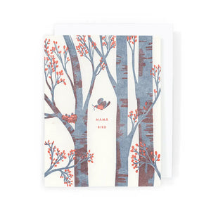 Homework Letterpress | "Mama Bird" Crad