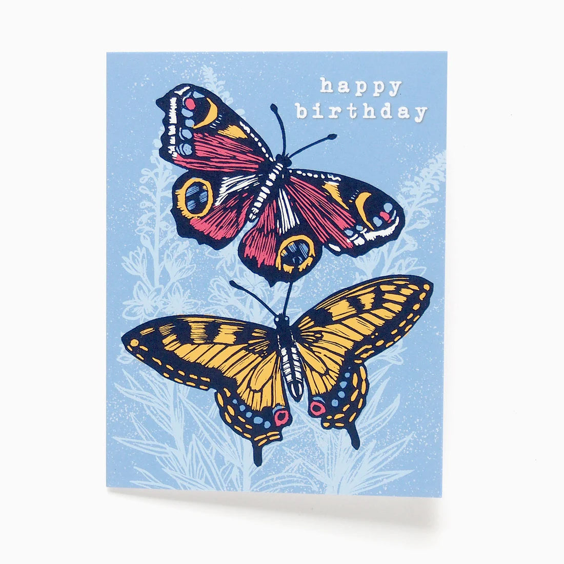 Hawk & Rose Press "Peacock & Swallowtail" Card