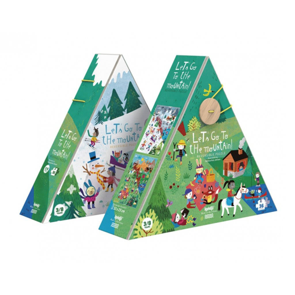 Let’s go to the mountain reversible Puzzle