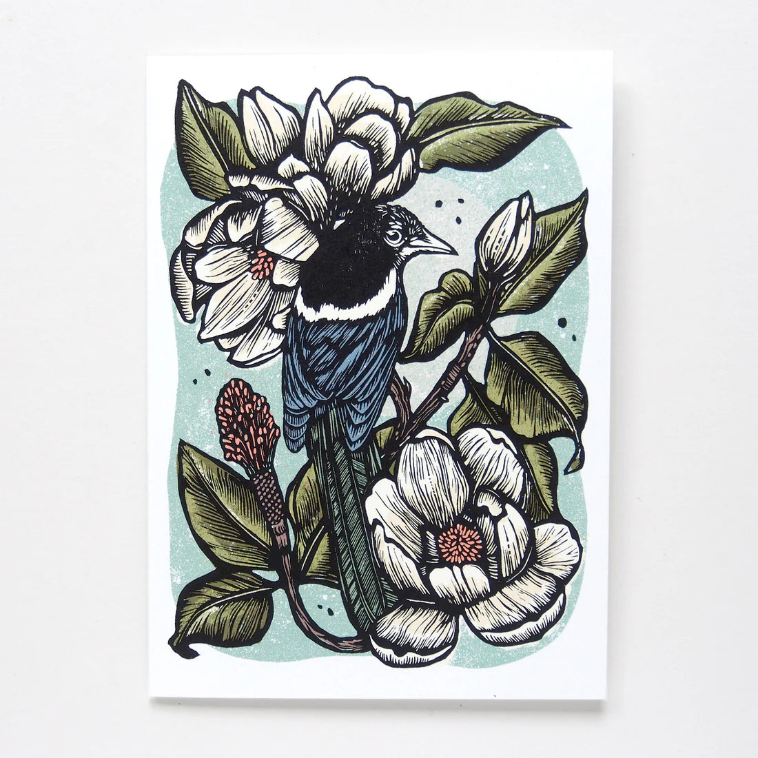 Hawk & Rose Press "The Magpie" Card