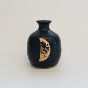 Pottery for Peace | Matte Black Mini Vases