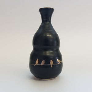 Pottery for Peace | Matte Black Mini Vases