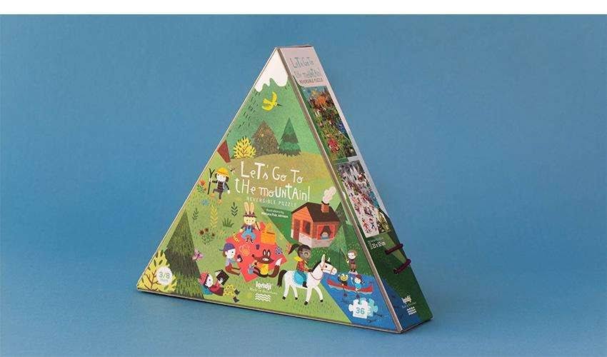 Let’s go to the mountain reversible Puzzle
