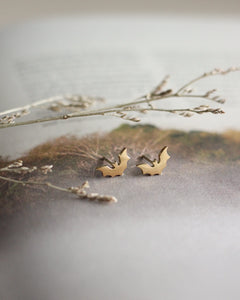 Birch Jewellery | Bat Stud Earrings