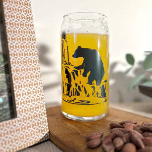 Bough & Antler "Bear & Orca" Double Sided Beer Glass Set