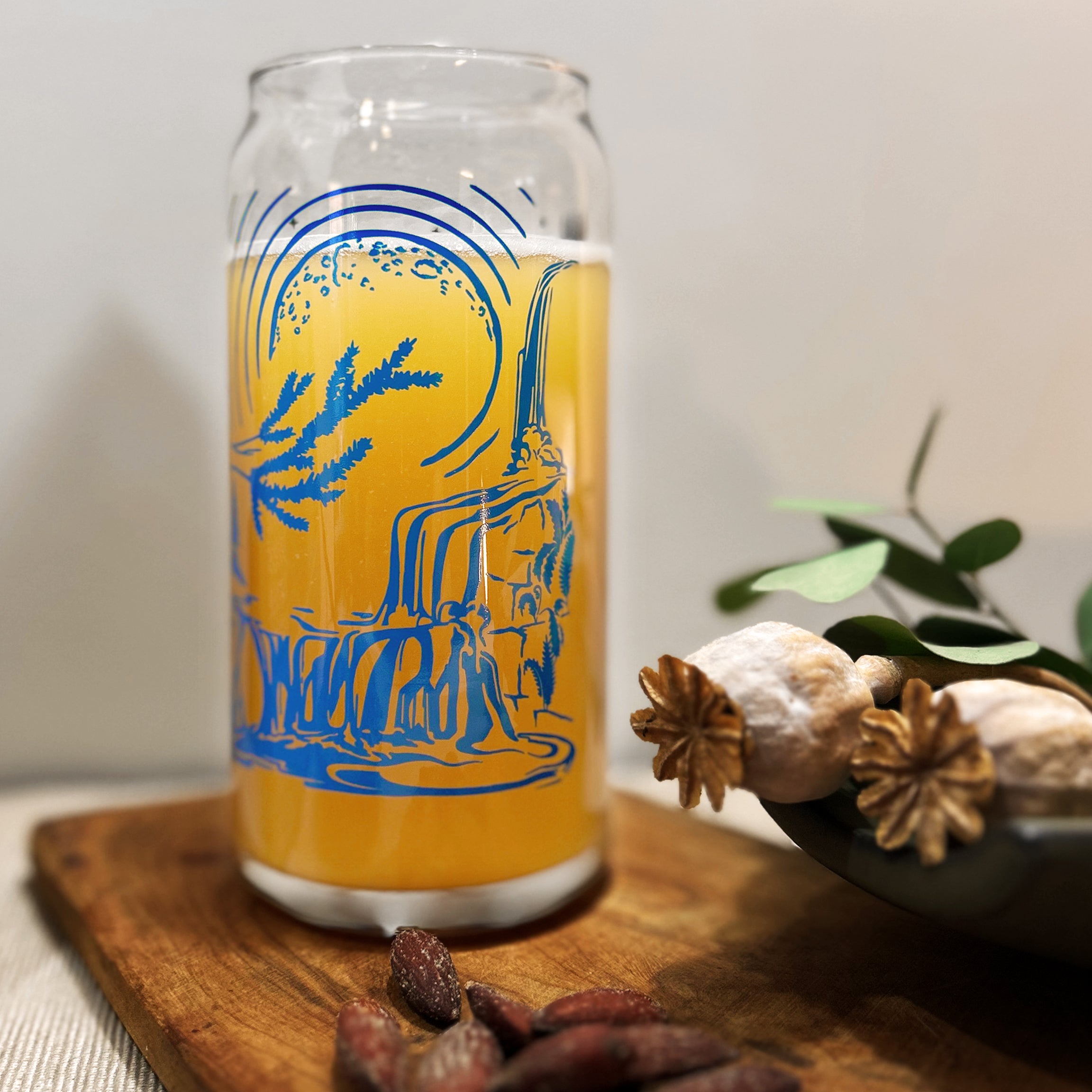 Bough & Antler "Bear & Orca" Double Sided Beer Glass Set