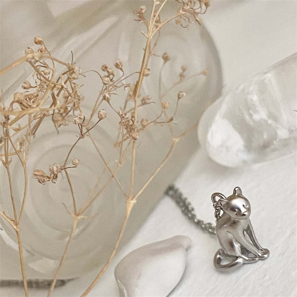 Pika and Bear Charm Necklaces