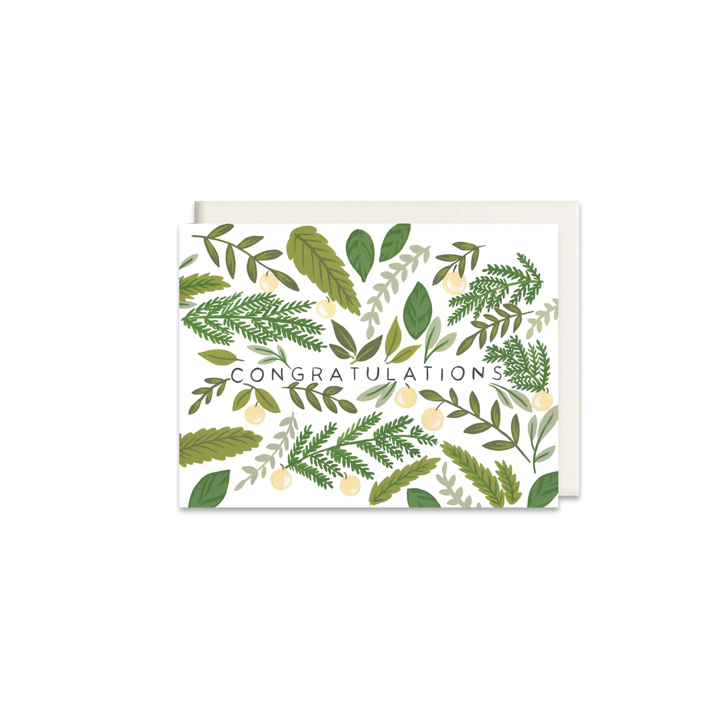 Inkwell Cards "Congratulations Foliage" Card