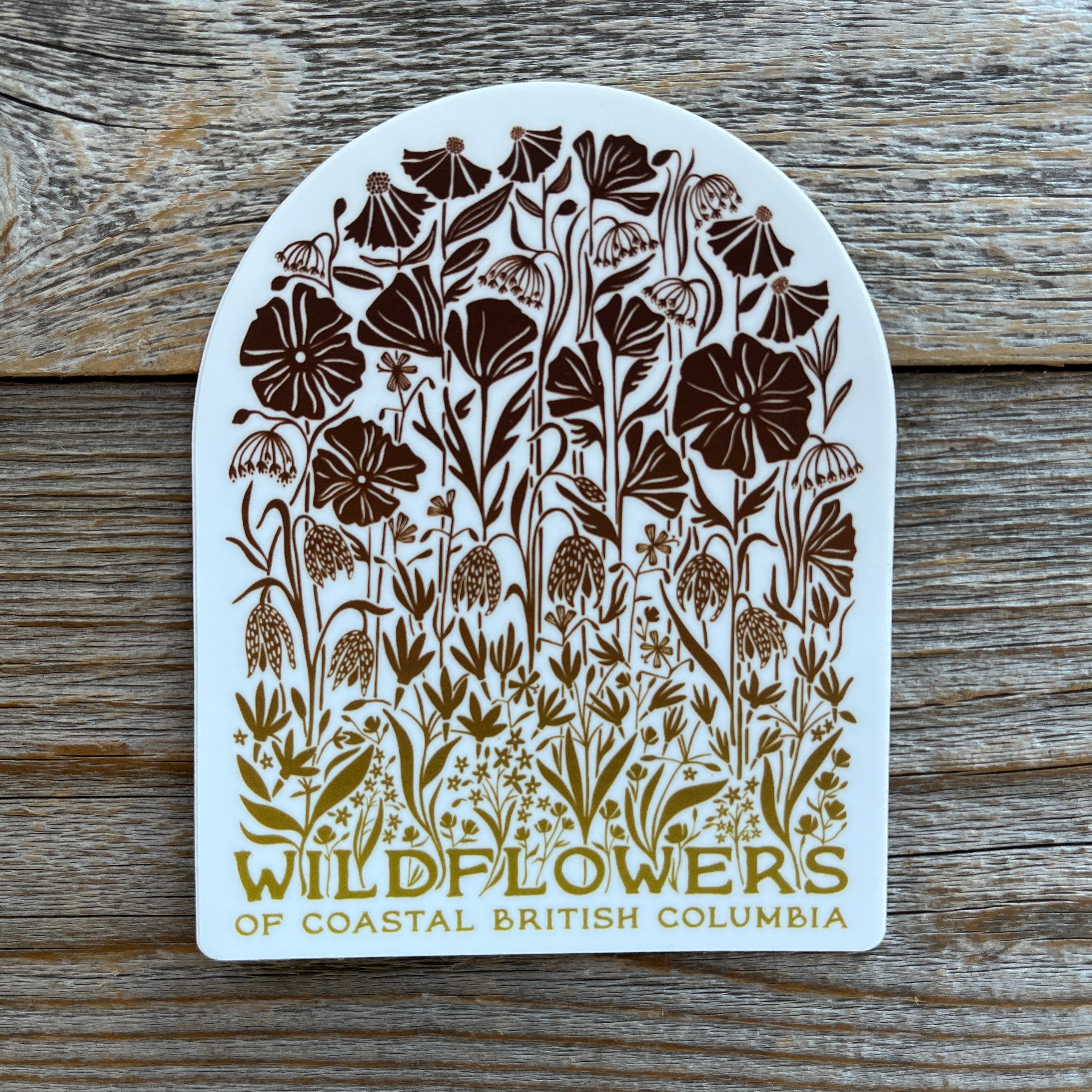 Bough & Antler "Wildflowers of Coastal BC" Sticker