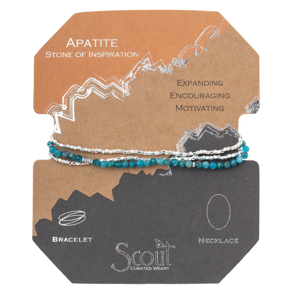 Scout | Delicate Stone Wrap Bracelet/Necklace