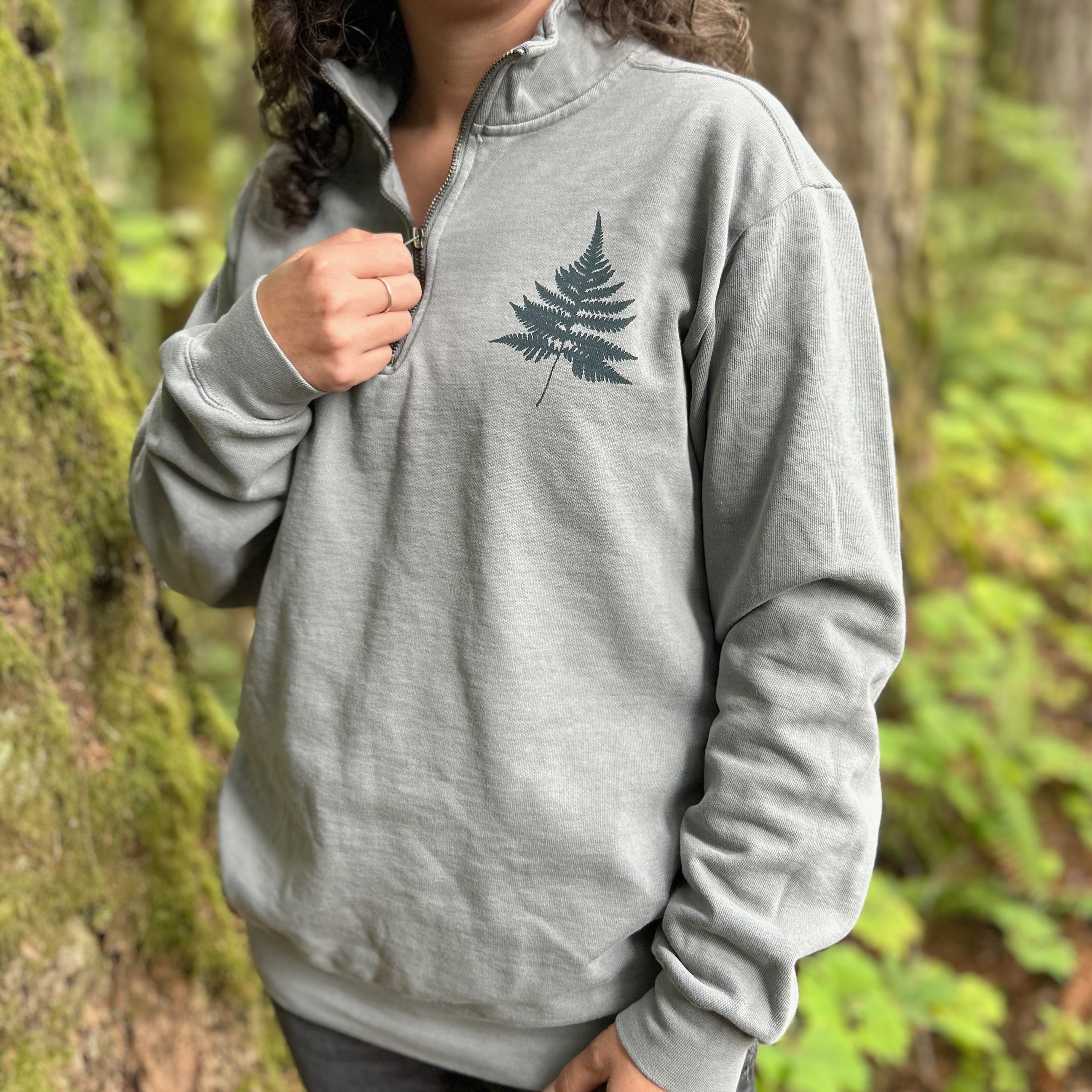 Bough & Antler |"Oak Fern" 1/4 Zip Sweatshirt