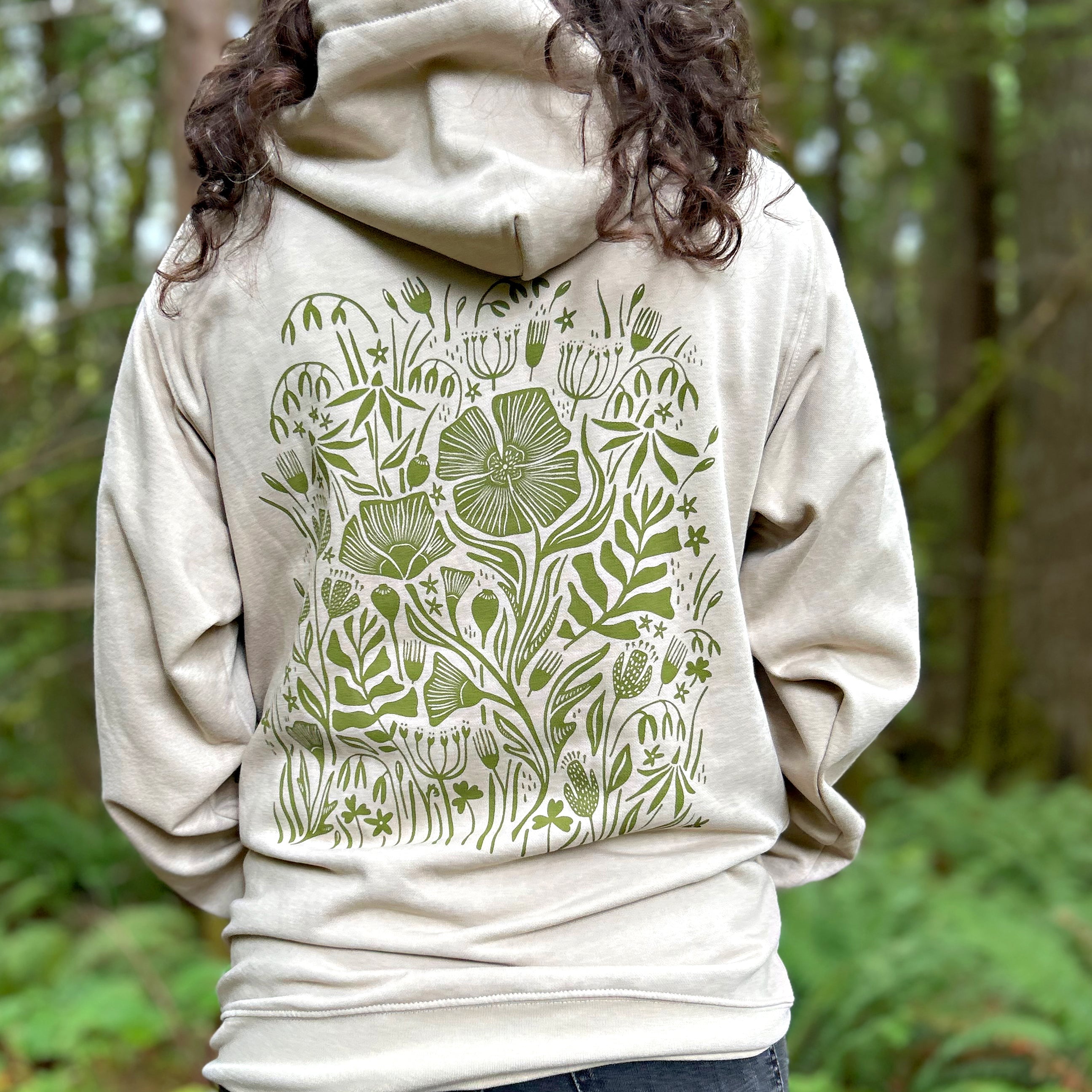 Bough & Antler | "Summer Garden" Ladies Hoodie