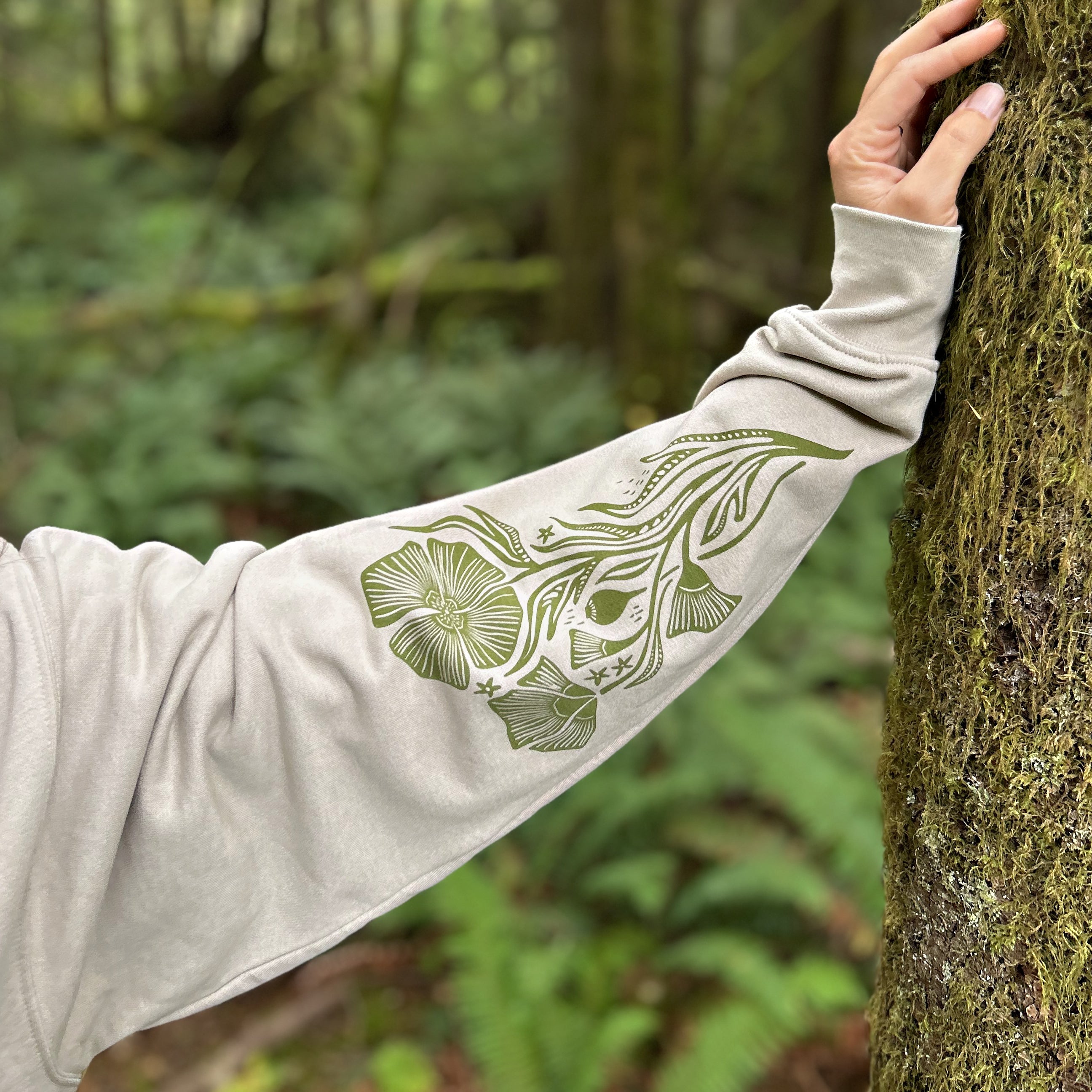 Bough & Antler | "Summer Garden" Ladies Hoodie