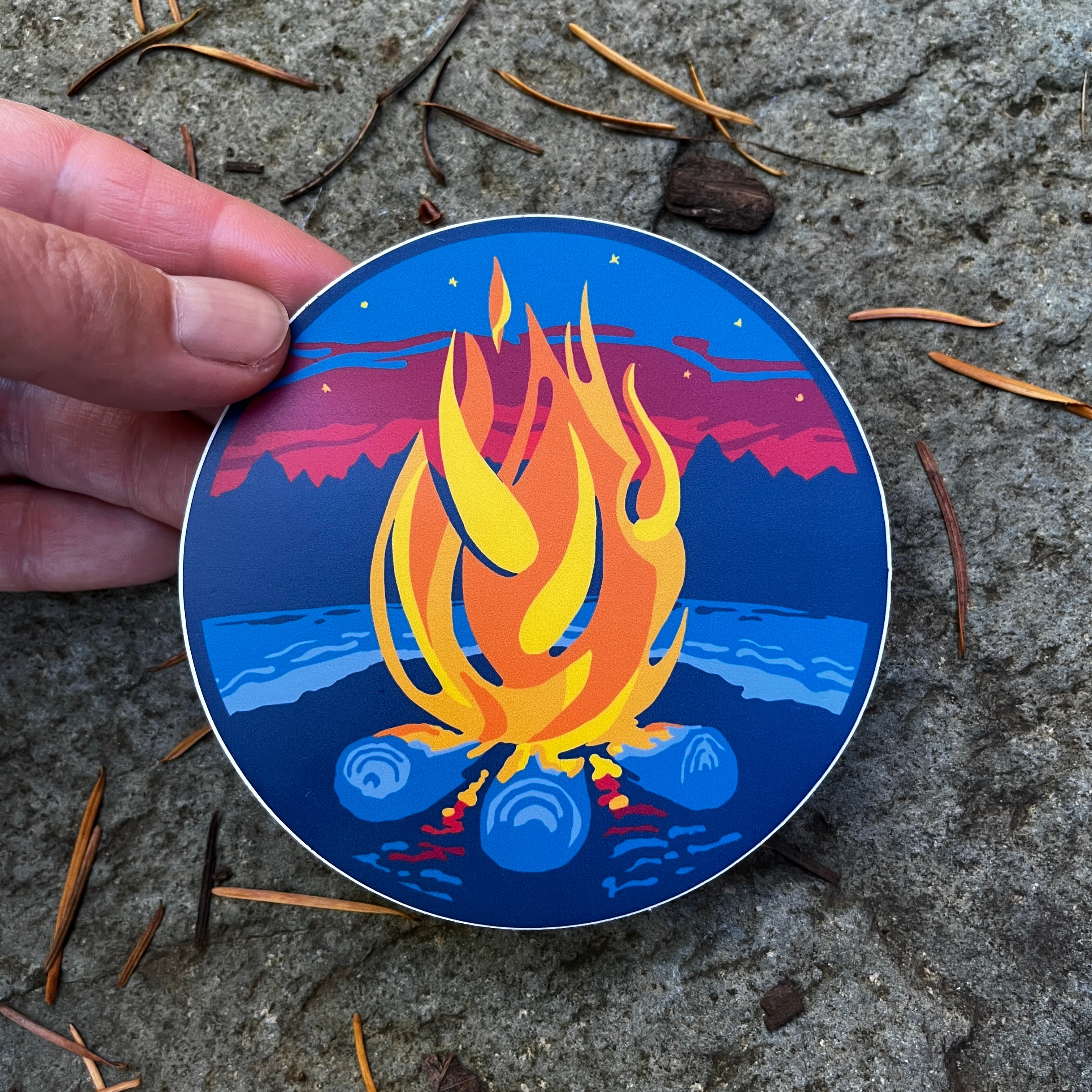 Bough & Antler "Campfire" Sticker