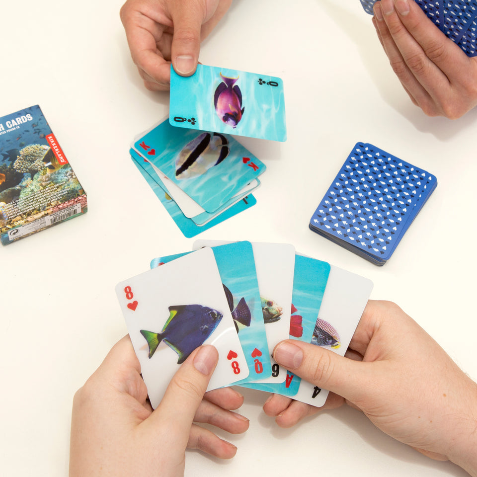 Kikkerland 3D Fish Playing Cards