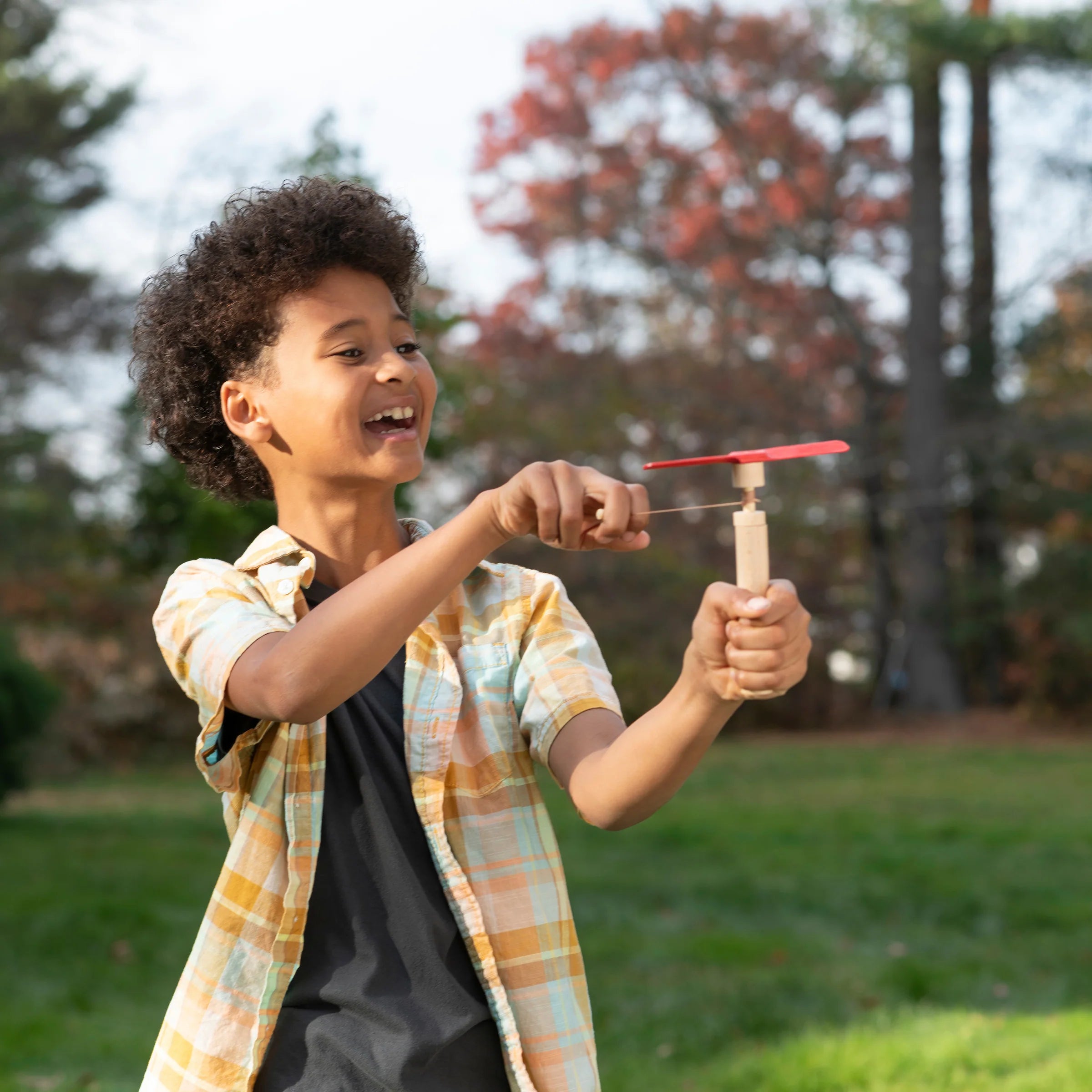 Kikkerland Huckleberry | Pull Helicopter