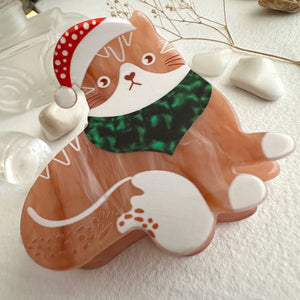 Pika & Bear Festive Cat Hair Clip