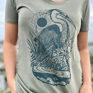 Bough & Antler "Heron" Ladies Tee