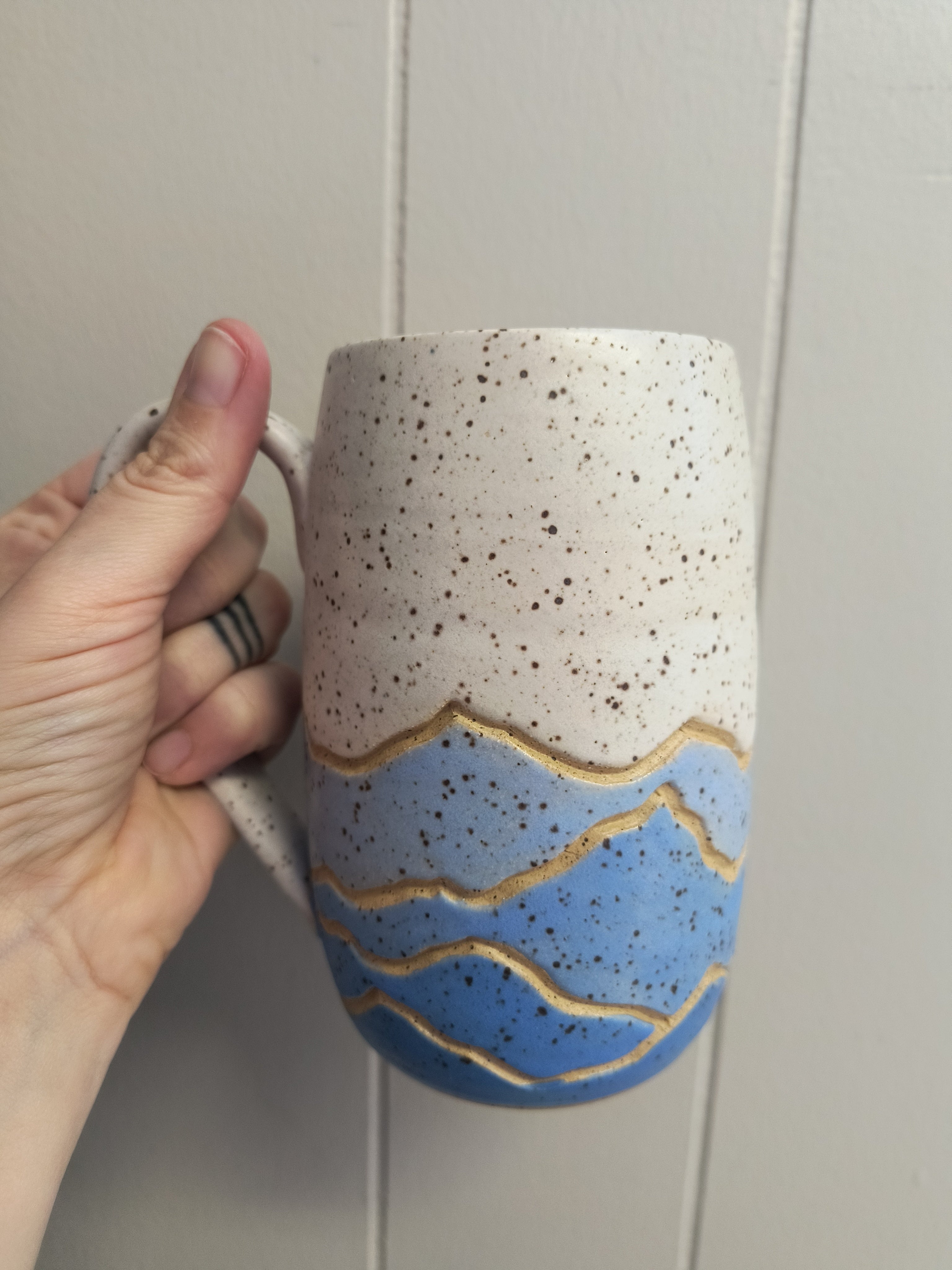 Pottery for Peace | Speckled Mountain Mug