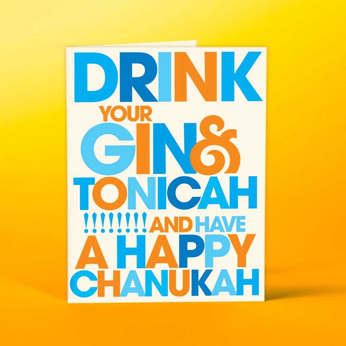 Offensive Delighful “Drink Your Gin And Tonicah” Card