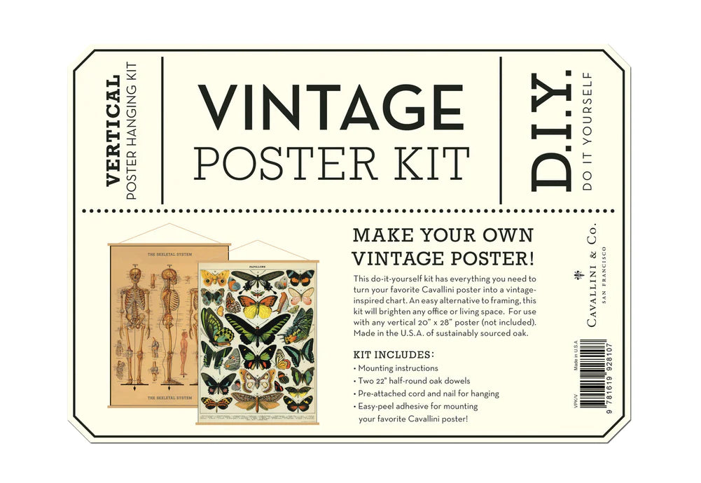 Cavallini Vintage Poster Kit