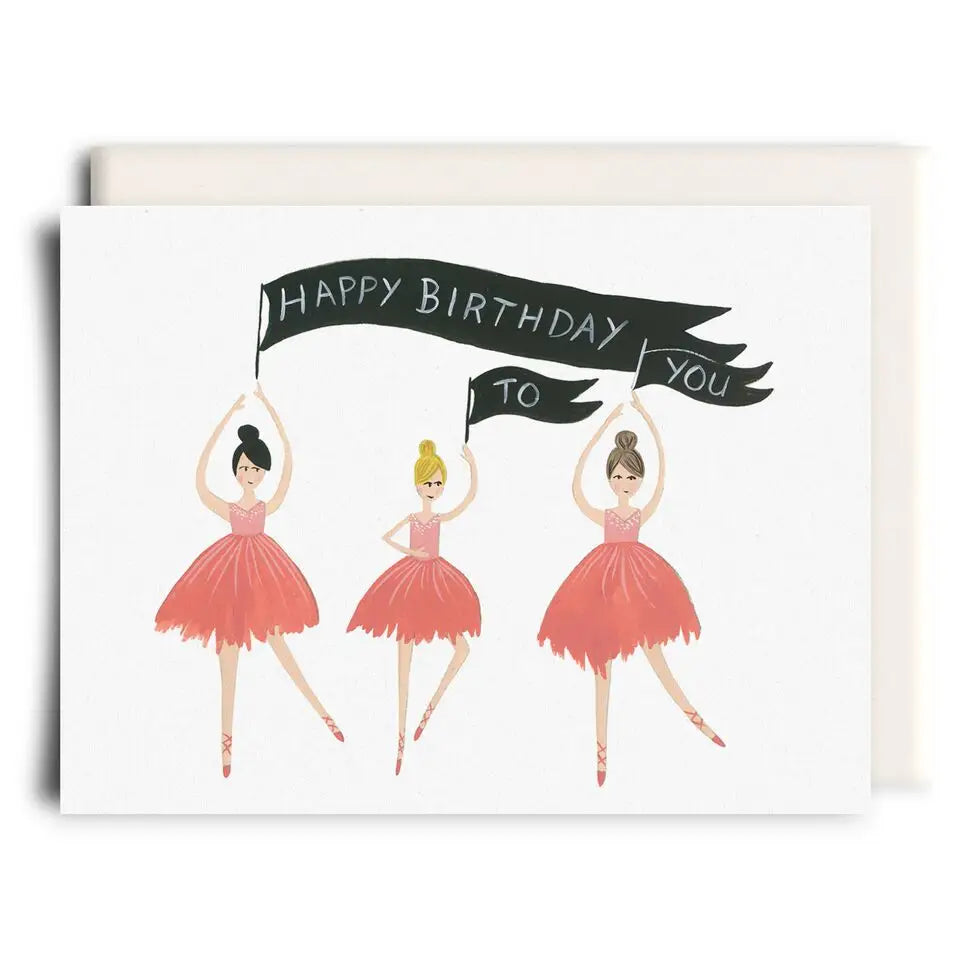 Inkwell Cards "Ballerina Birthday" Card