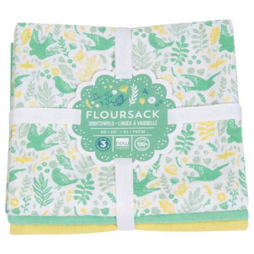 Danica Meadowlark Flour Sack Dishtowels | Set of 3