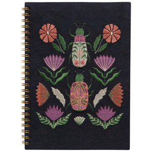 Dania Amulet Ring Bound Embroidered Notebook