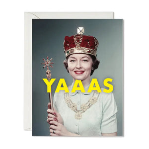 The Raccoon Society “Yaaas” Card