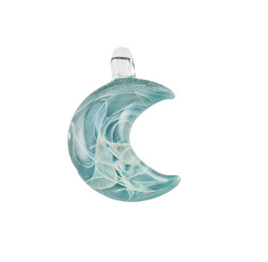 Mystic Glass Creations Crescent Moon Pendant