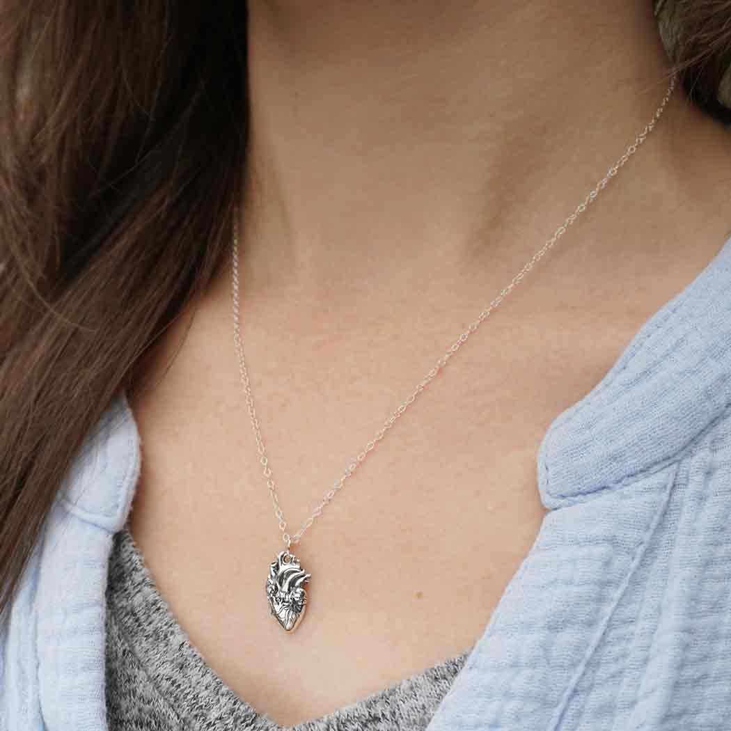 Nina Designs "Anatomical Heart" Necklace