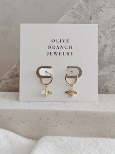 Olive Branch Jewelry Co. “Wild Honey” Huggies | Gold