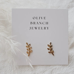 Olive Branch Jewelry Co. Olive Branch Studs | Gold