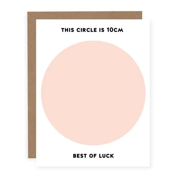 Pretty by Her “This Circle is 10cm” Card