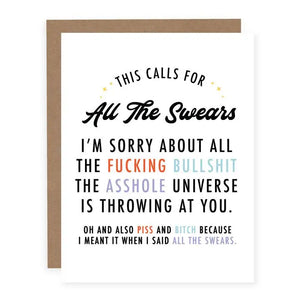 Pretty by Her “This Calls For All The Swears” Card