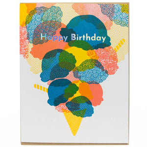 Porchlight Press Letterpress “Ice Cream” Birthday Card