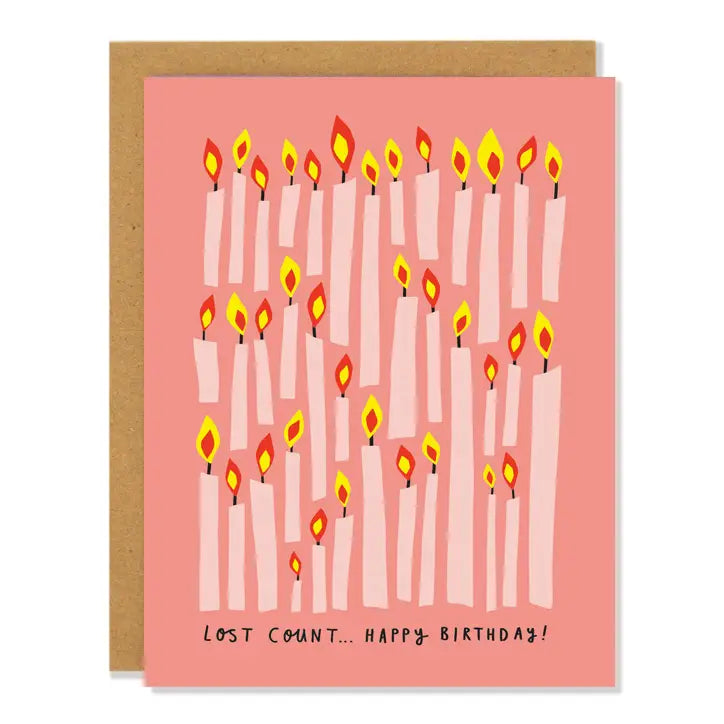 Badger & Burke “Lost Count” Candles Card