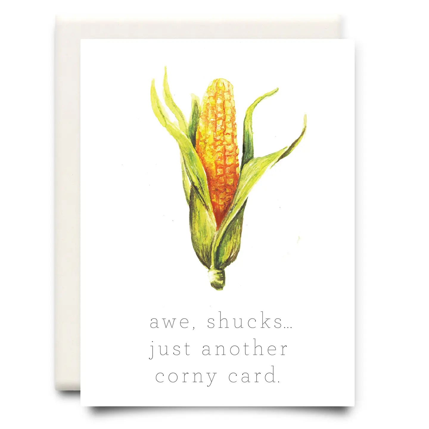 Inkwell Cards “Awe, Shucks” Corny Card