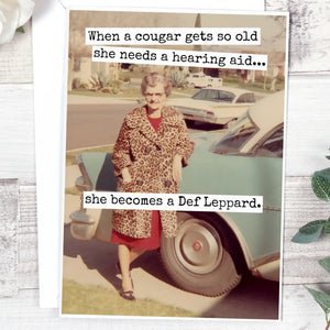 Raven’s Rest Studio | “Def Leppard” Card