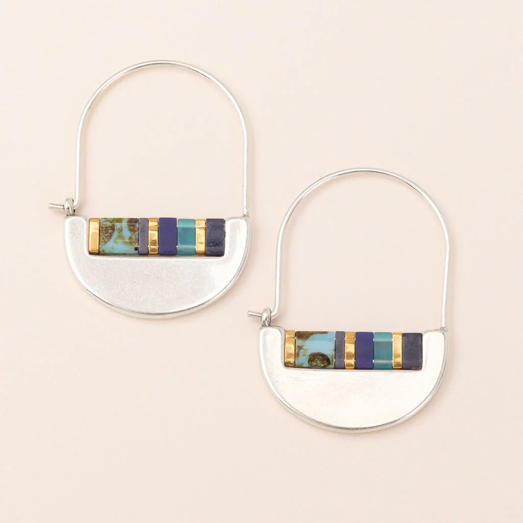 Scout Miyuki Crescent Hoop Earrings