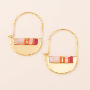 Scout Miyuki Crescent Hoop Earrings