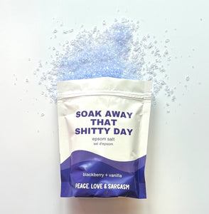 Peace, Love and Sarcasm Epsom Bath Soak