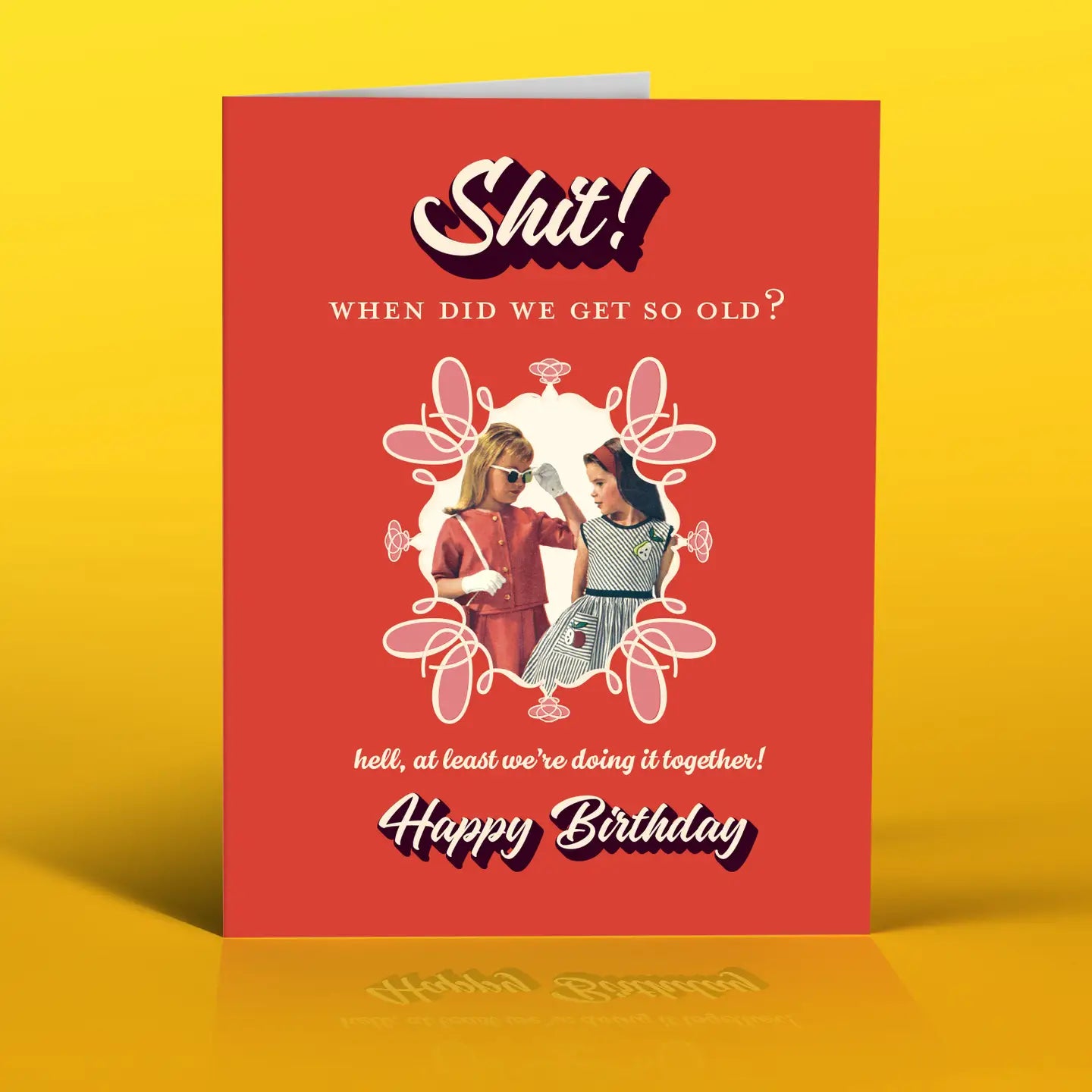 Offensive Delighful “Shit!” Card