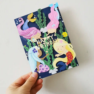 Alljoy Designs “Mermaid” Birthday Paper-Cut Card