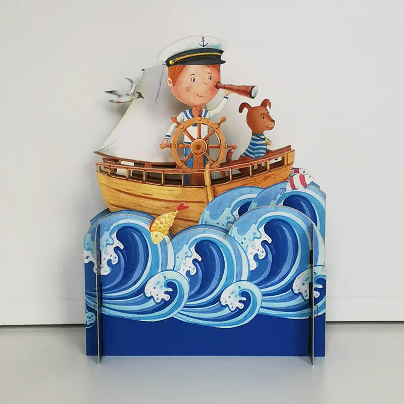 Alljoy Designs “Sailor” Childrens Pop-Up Card