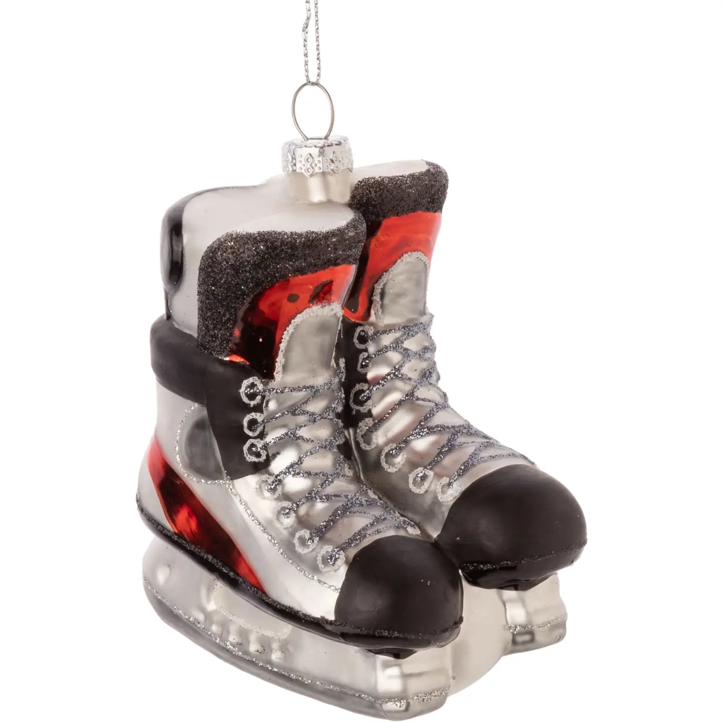 Silver Tree Home & Holiday Hockey Skate Ornament