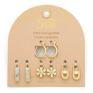 Scout Interchangeable Charm Earrings