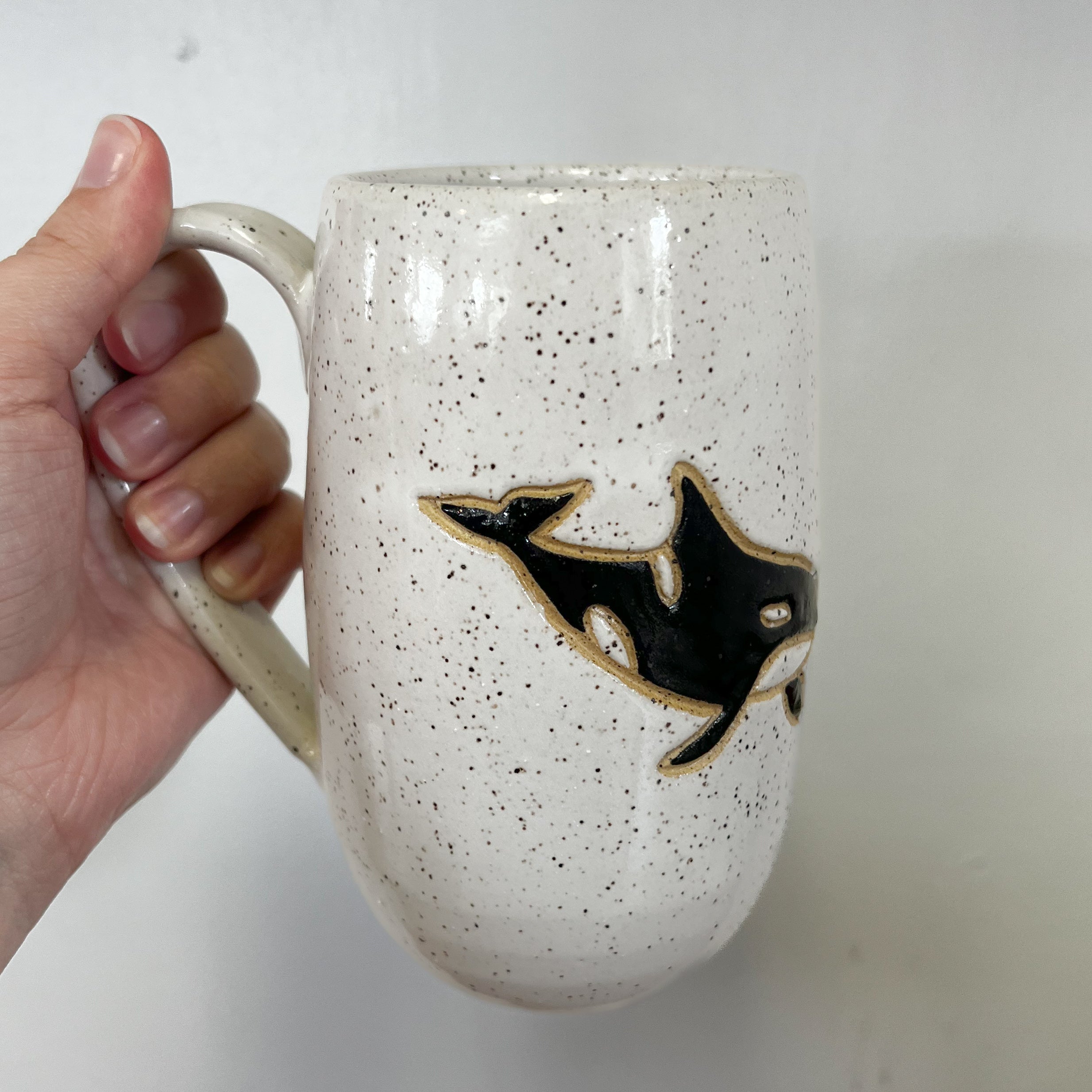 Pottery for Peace | Speckled Orca Mug