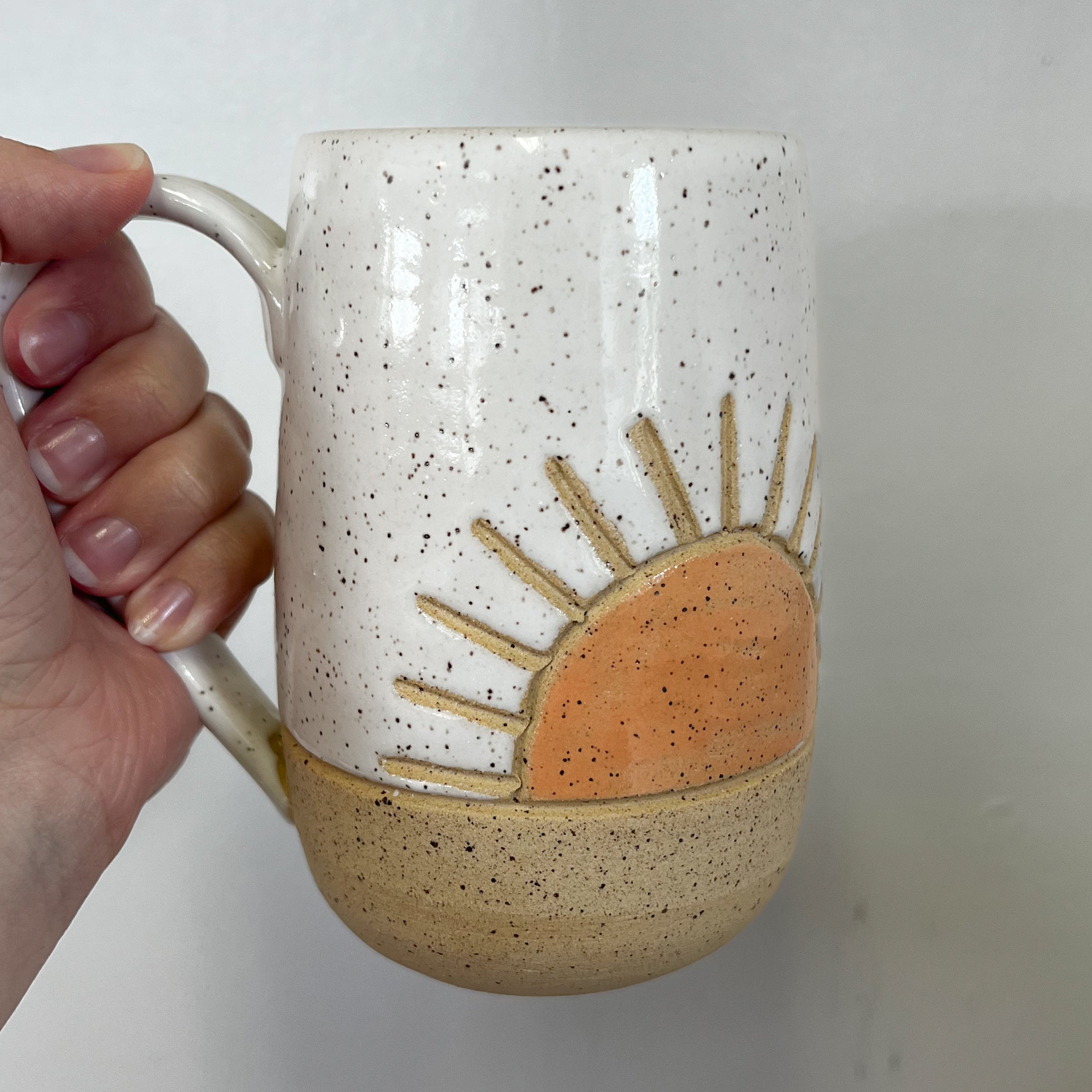 Pottery for Peace | Speckled Sun Mug