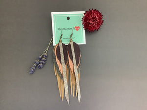 The Salvage Heart | Earrings Feather Large